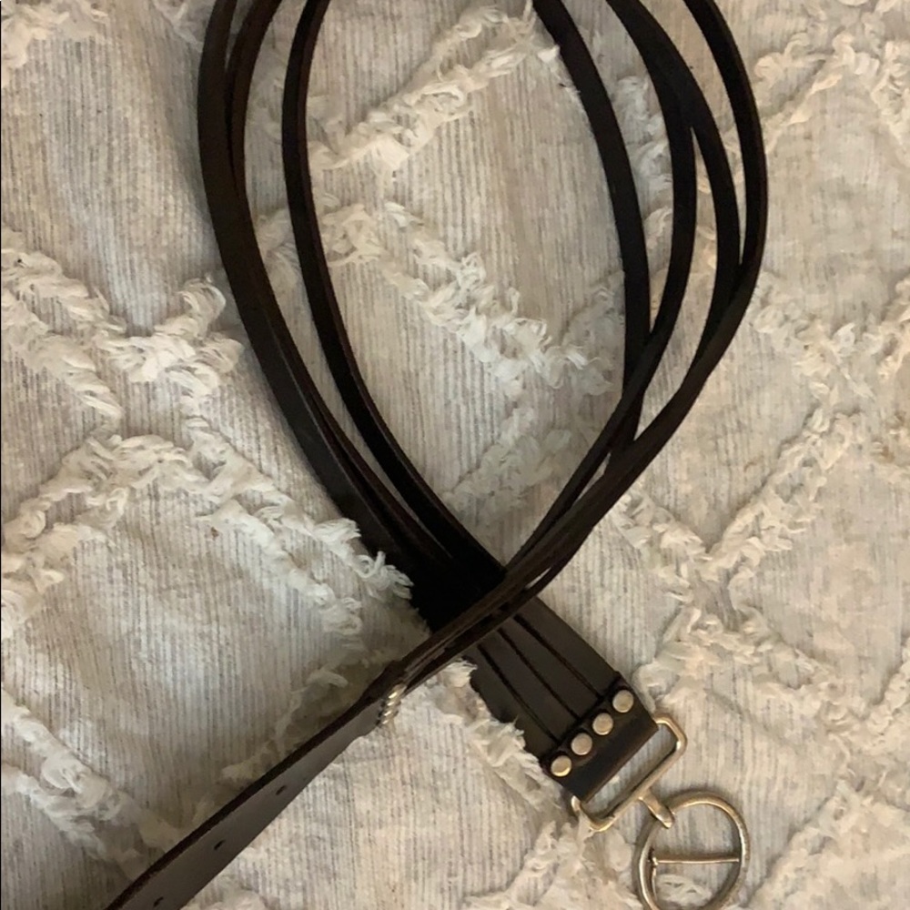 Authentic Dolce and Gabbana brown belt